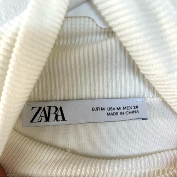 NWOT Zara high collar knit sweater - Picture 8 of 10